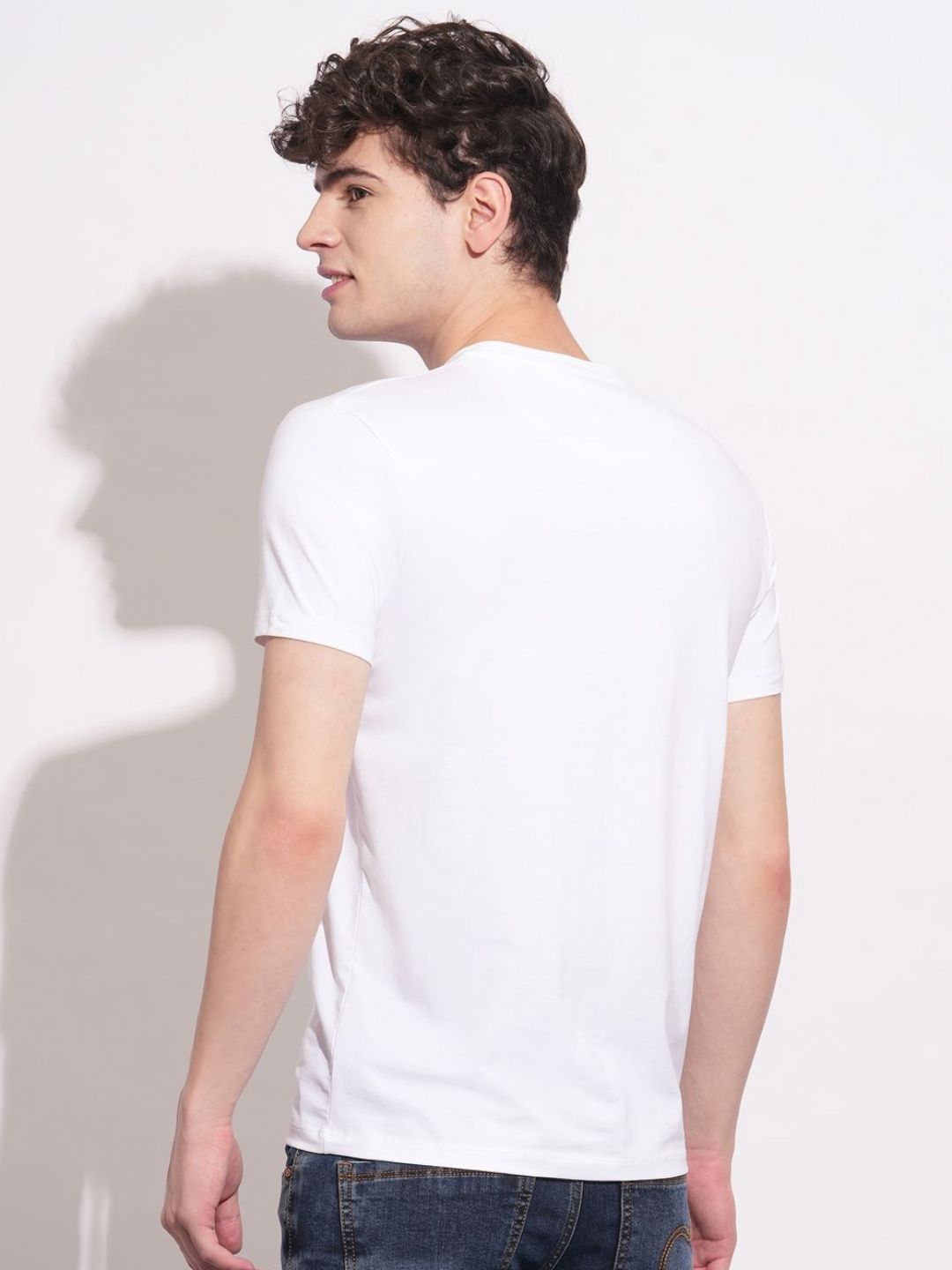 Being Human Men Typography Printed Round Neck Cotton Slim Fit T-shirt