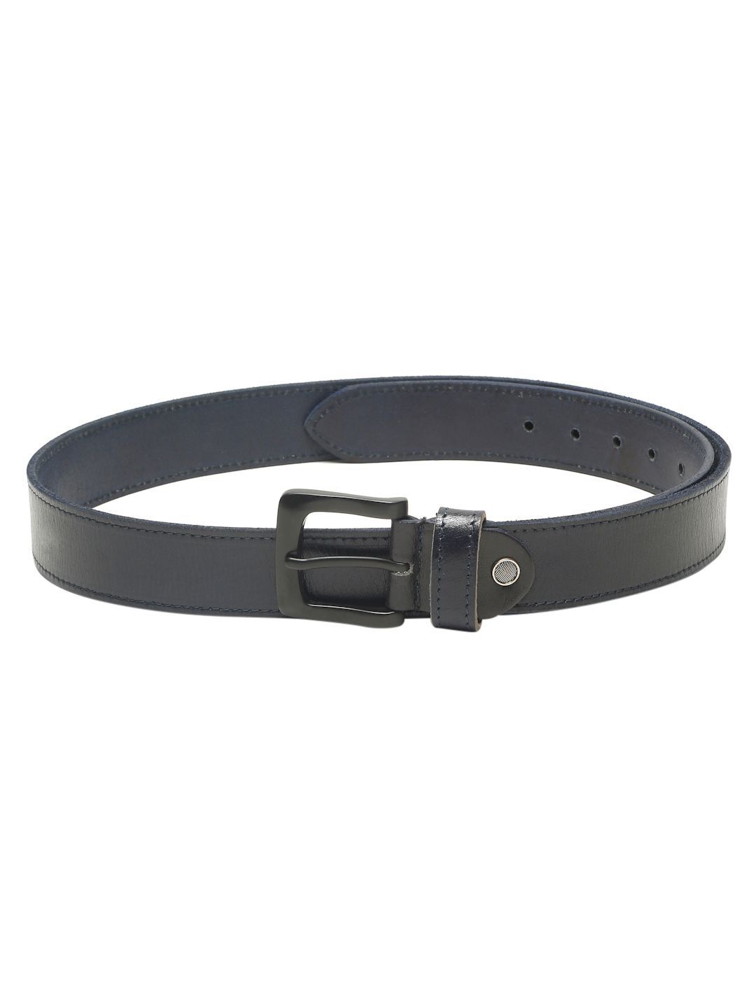 Teakwood Leathers Men Textured Leather Belt