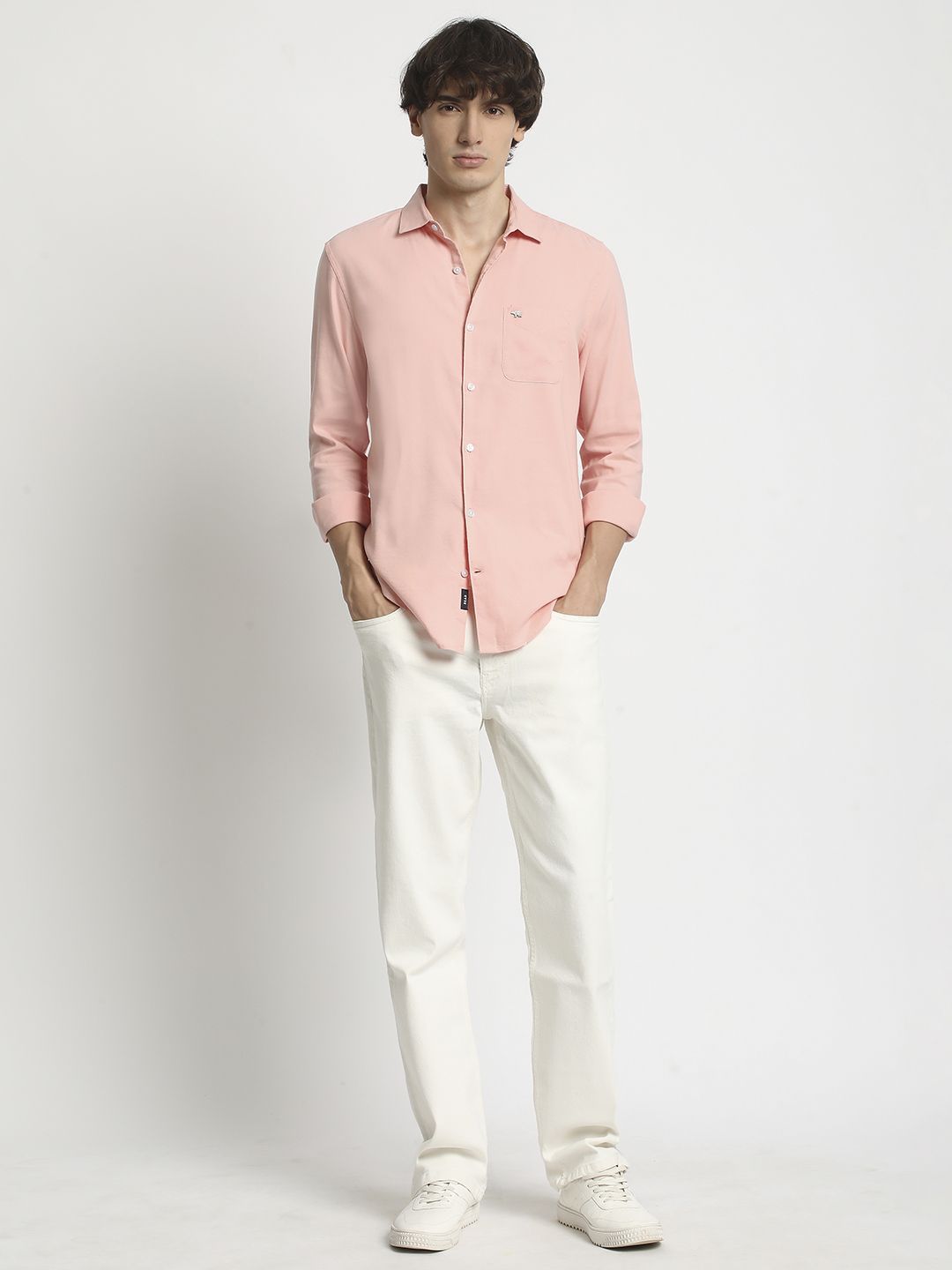 THE BEAR HOUSE Men Slim Fit Opaque Casual Shirt