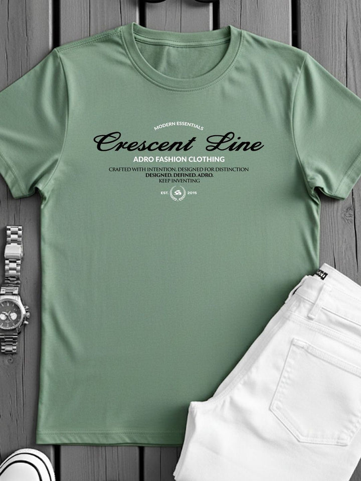 ADRO Typography Printed Short Sleeves Cotton Regular Fit T-shirt