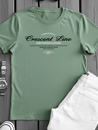 ADRO Typography Printed Short Sleeves Cotton Regular Fit T-shirt