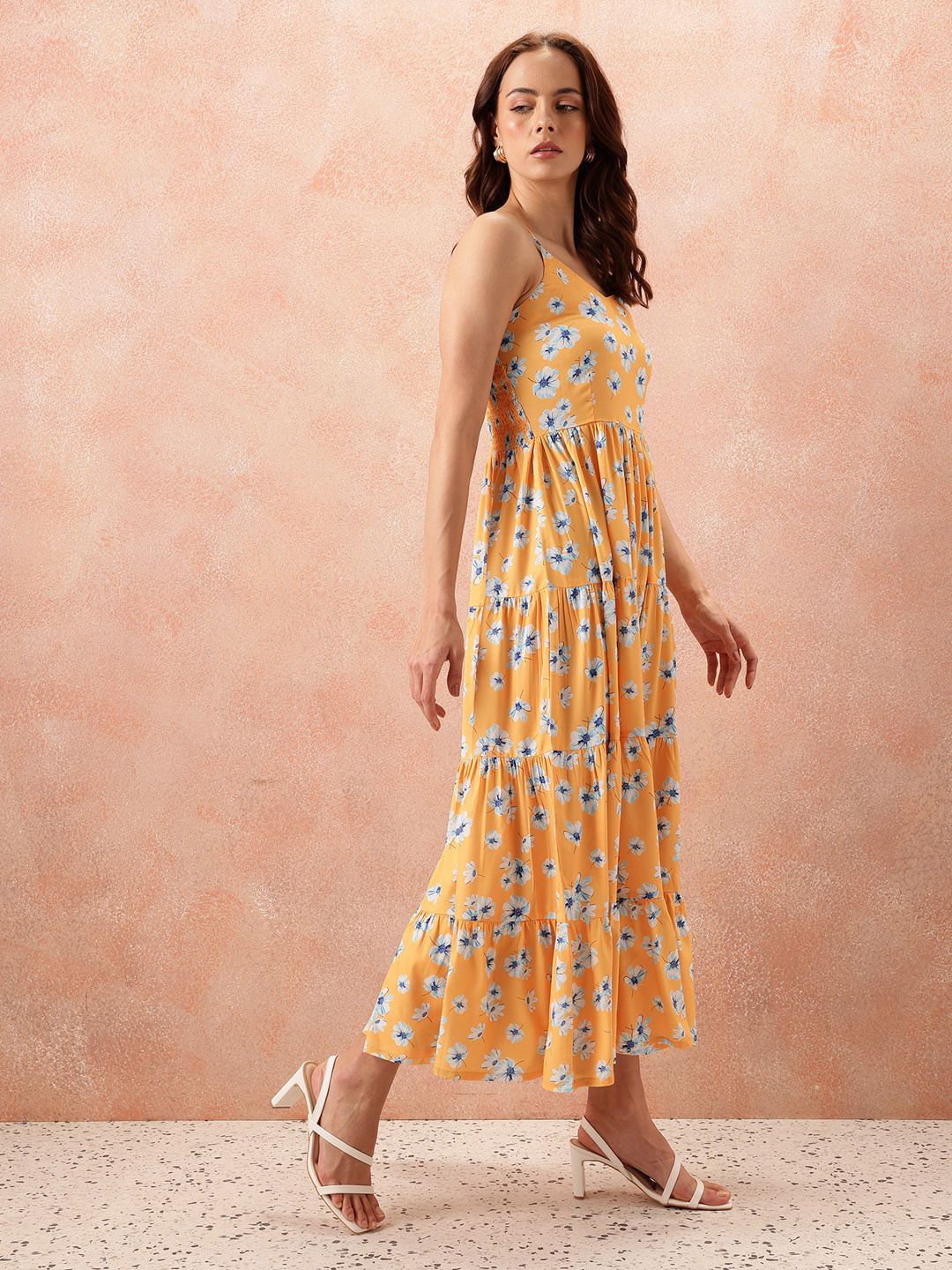 all about you Floral Print Fit & Flare Maxi Dress
