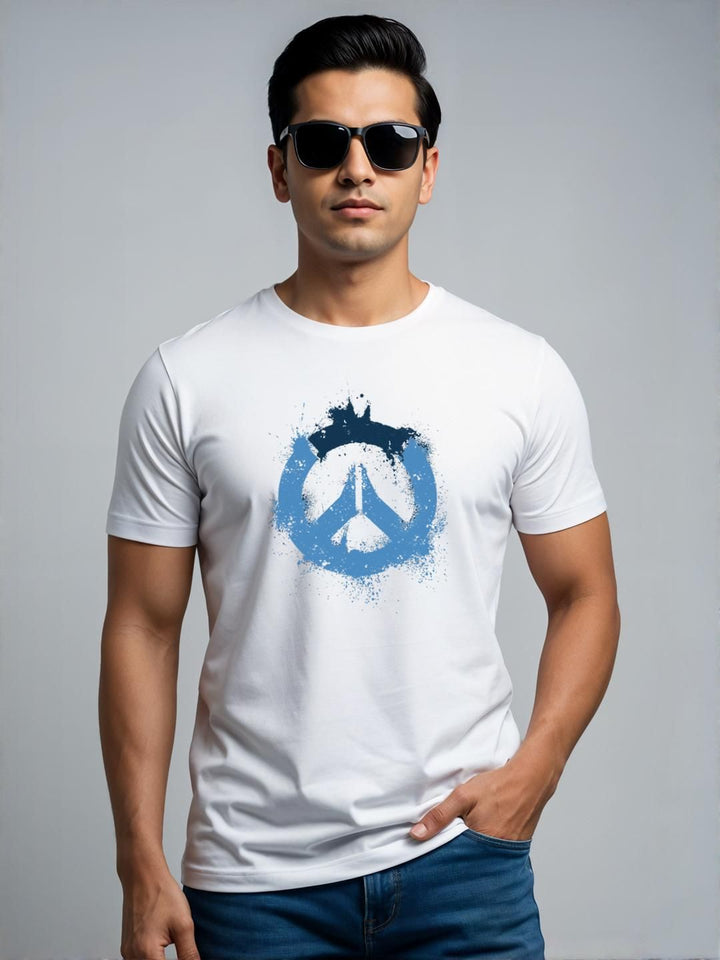 ADRO Men White Tshirts