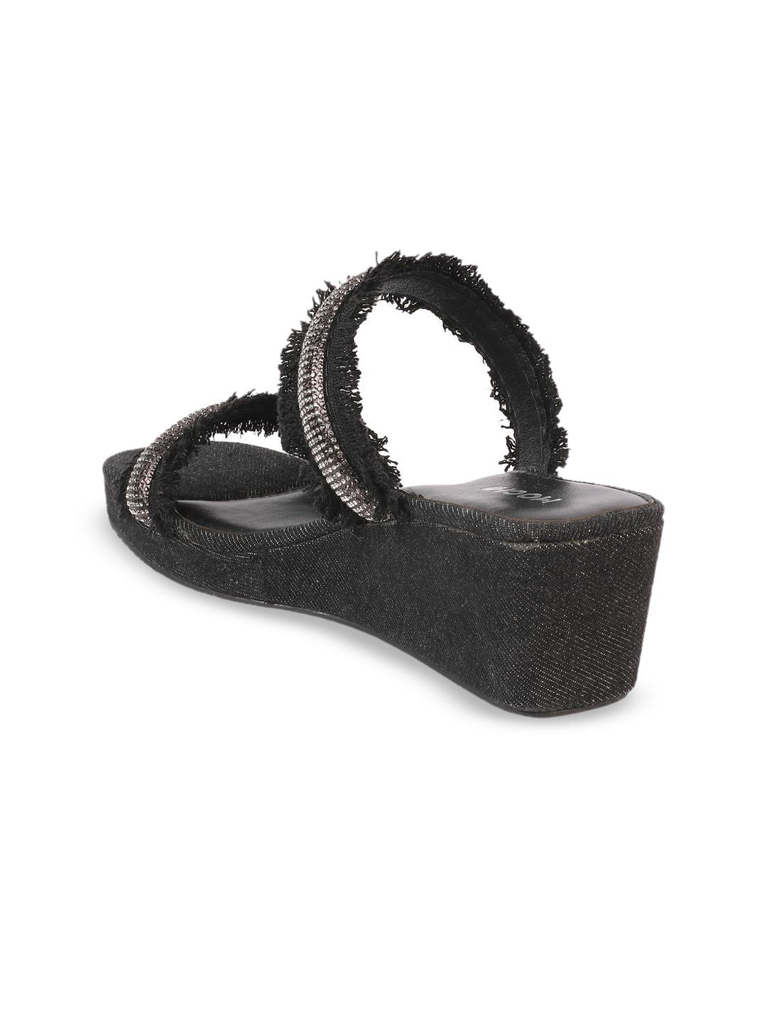 Mochi Platform Mules with Tassels