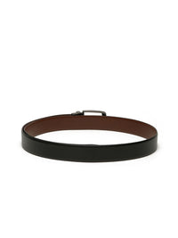 Teakwood Leathers Men Textured Leather Reversible Formal Belt
