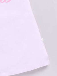 Happy Faces Girls Barbie Printed Pure Cotton Longline T-shirt