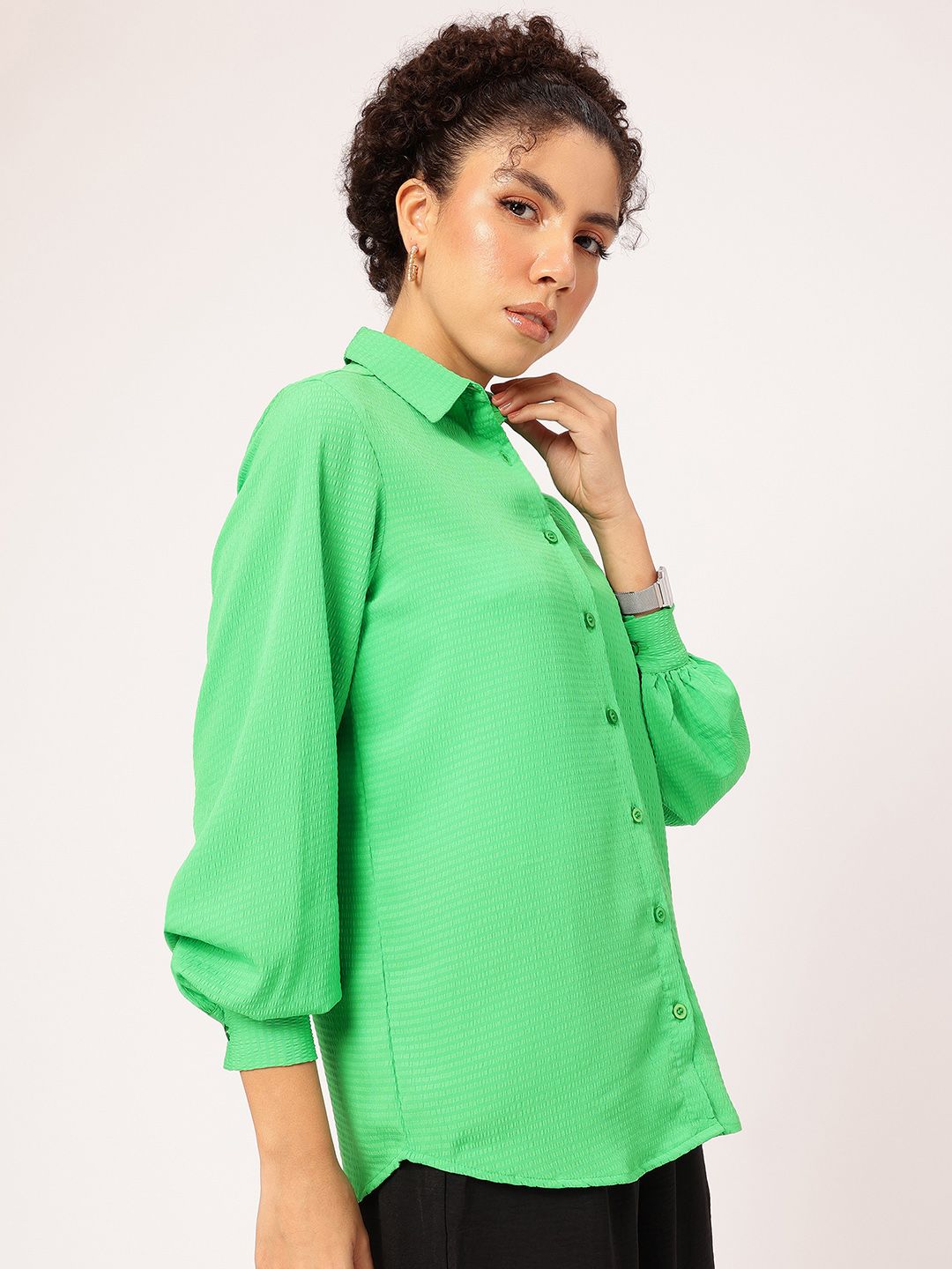DressBerry Seersucker Vibe Shirt