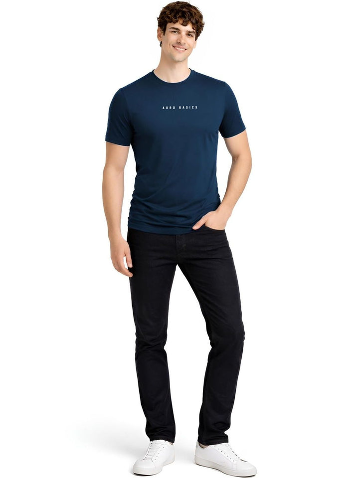 ADRO Men Typography Printed T-shirt