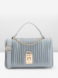 DressBerry Textured Structured Satchel