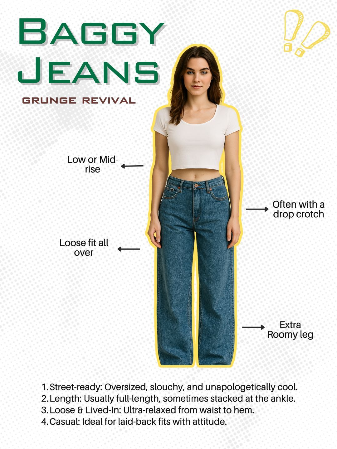 DressBerry Women Baggy Mid-Rise Jeans