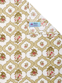 Myntra Elegant Homes Yellow Floral 300 TC King Cadar Dengan 2 Sarung Bantal