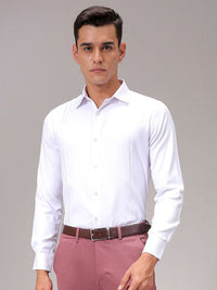 The Indian Garage Co. X Luxe Men Solid Spread Collar Slim Fit Formal Shirt