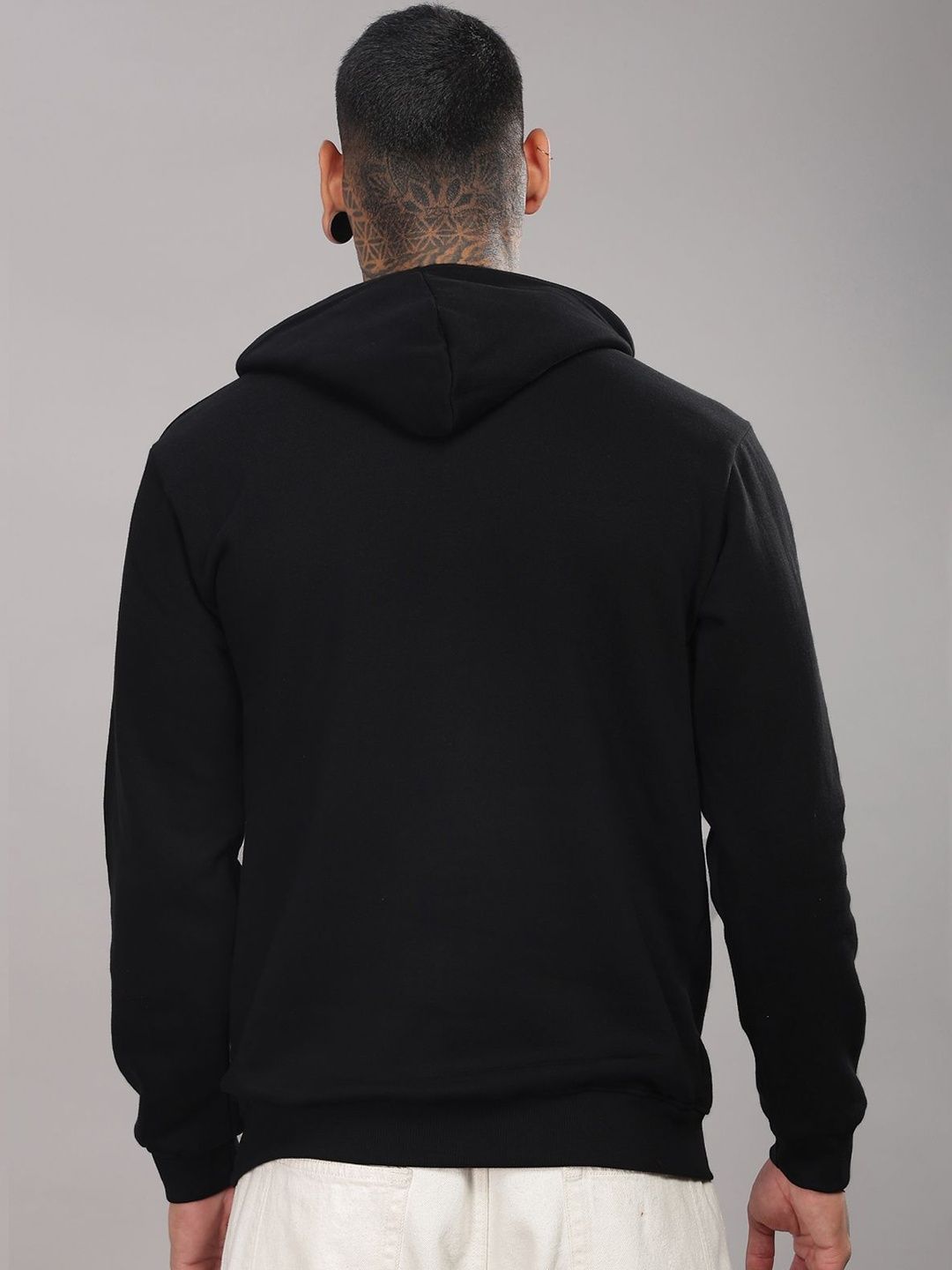 Adro Hustle Hard Stay Wild 320 GSM Fleece Printed Graphic Sweatshirt