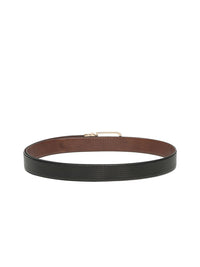 Teakwood Leathers Men Textured Leather Reversible Formal Belt