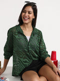 Campus Sutra Women Comfort Opaque Casual Shirt