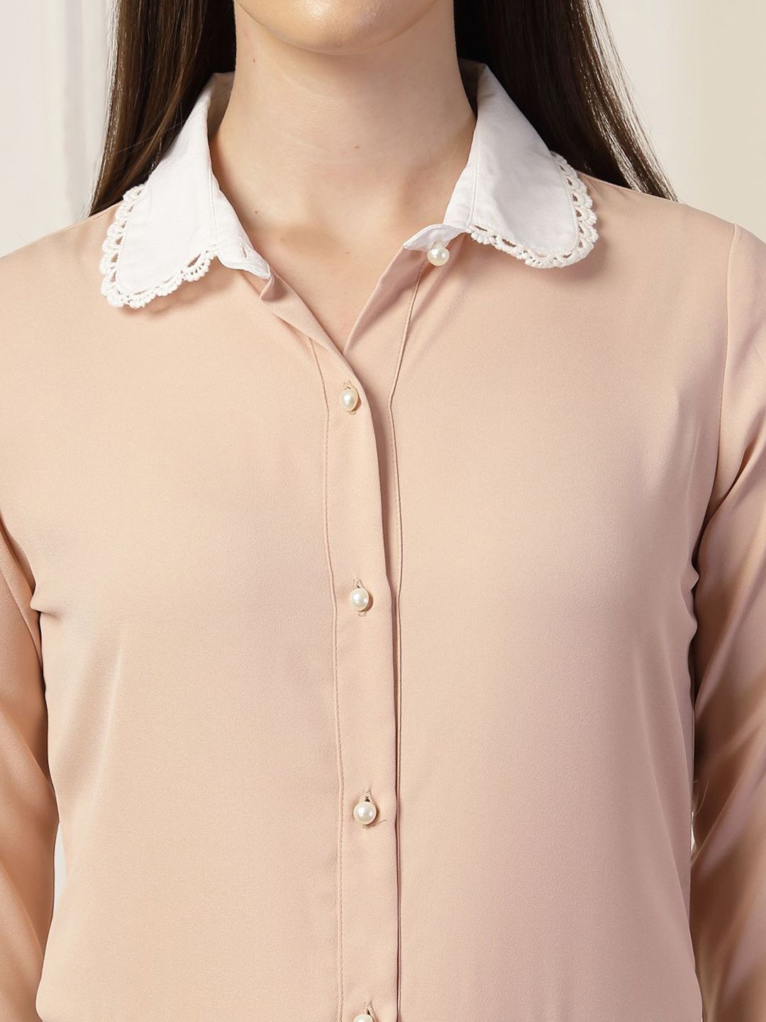 Style Quotient Women Smart Opaque Colourblocked Formal Shirt