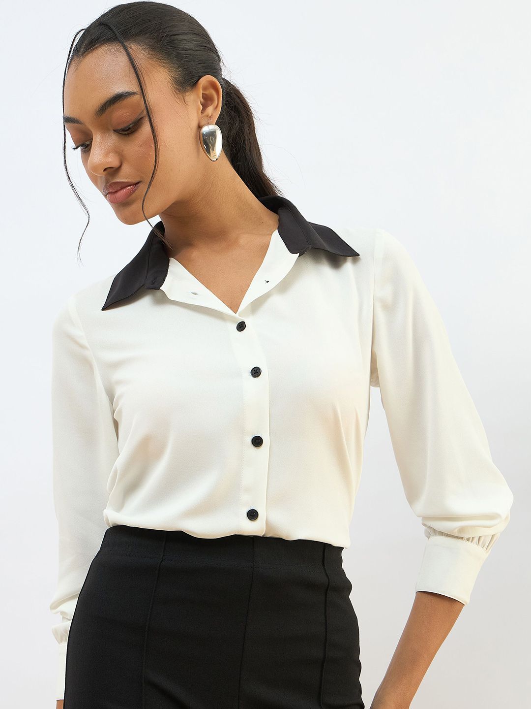 SASSAFRAS BASICS Women Opaque Casual Shirt