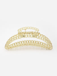 PANASH Women Gold Plated Metal Claw Clip