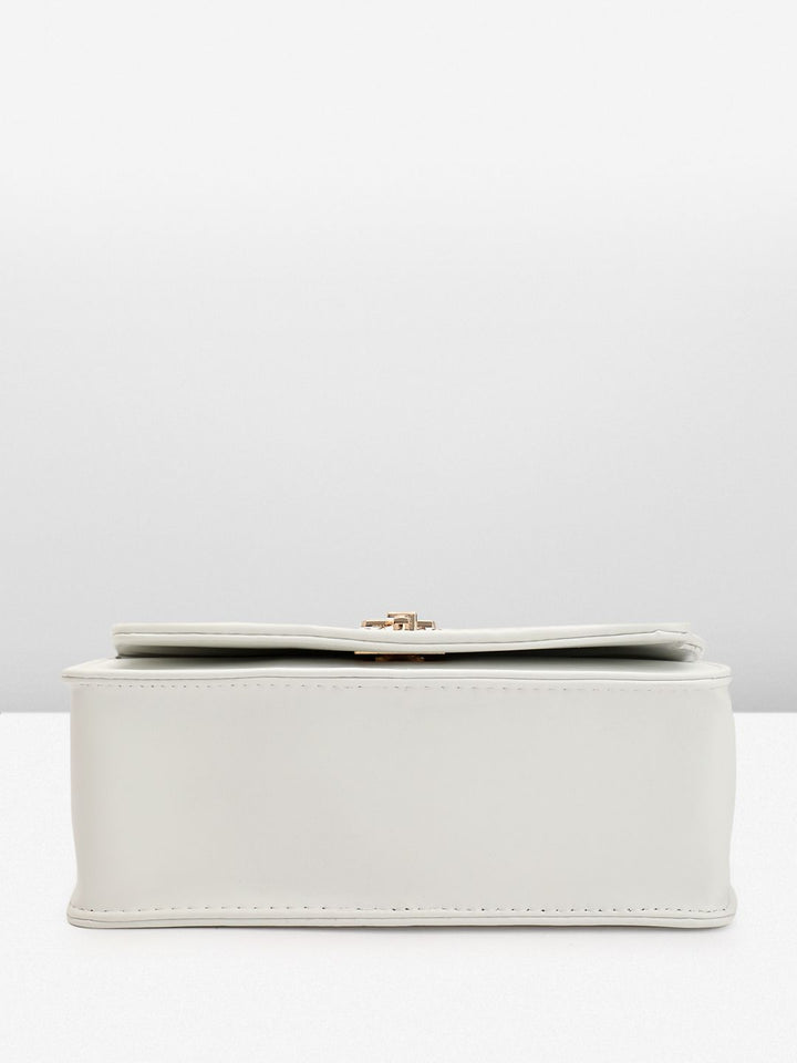 DressBerry Textured Structured Satchel