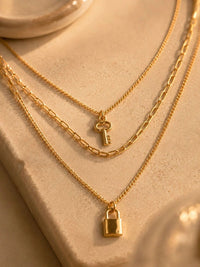 VOGUE PANASH Kalung Berlapis Emas Berlapis Emas