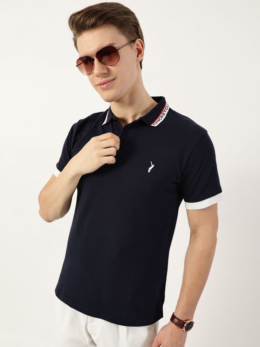 Thomas Scott Men Polo Collar T-shirt