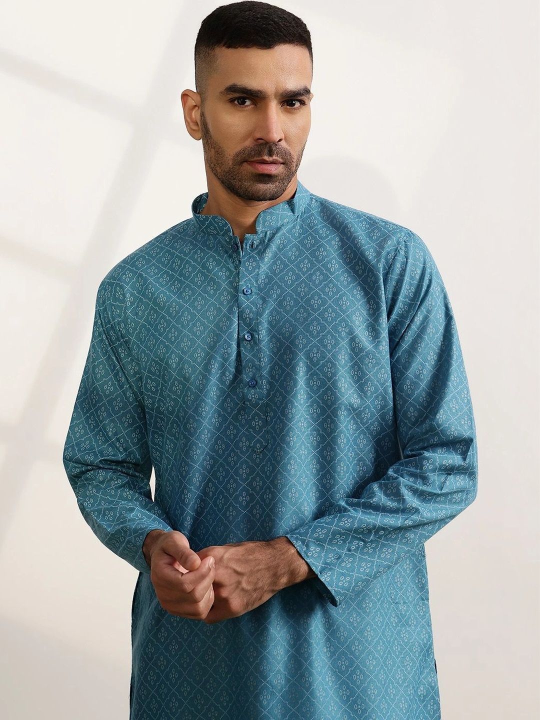 Anouk Men Printed Regular Kurta with Pyjamas