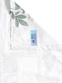 Myntra Elegant Homes White Floral 400 TC Super King Double Bedsheet dengan 2 Sarung Bantal