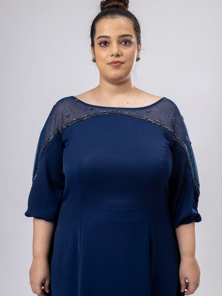 Mamicha Women Crepe A-Line Maxi Dress
