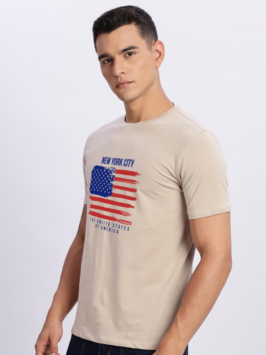 Tshirts ADRO Men Beige
