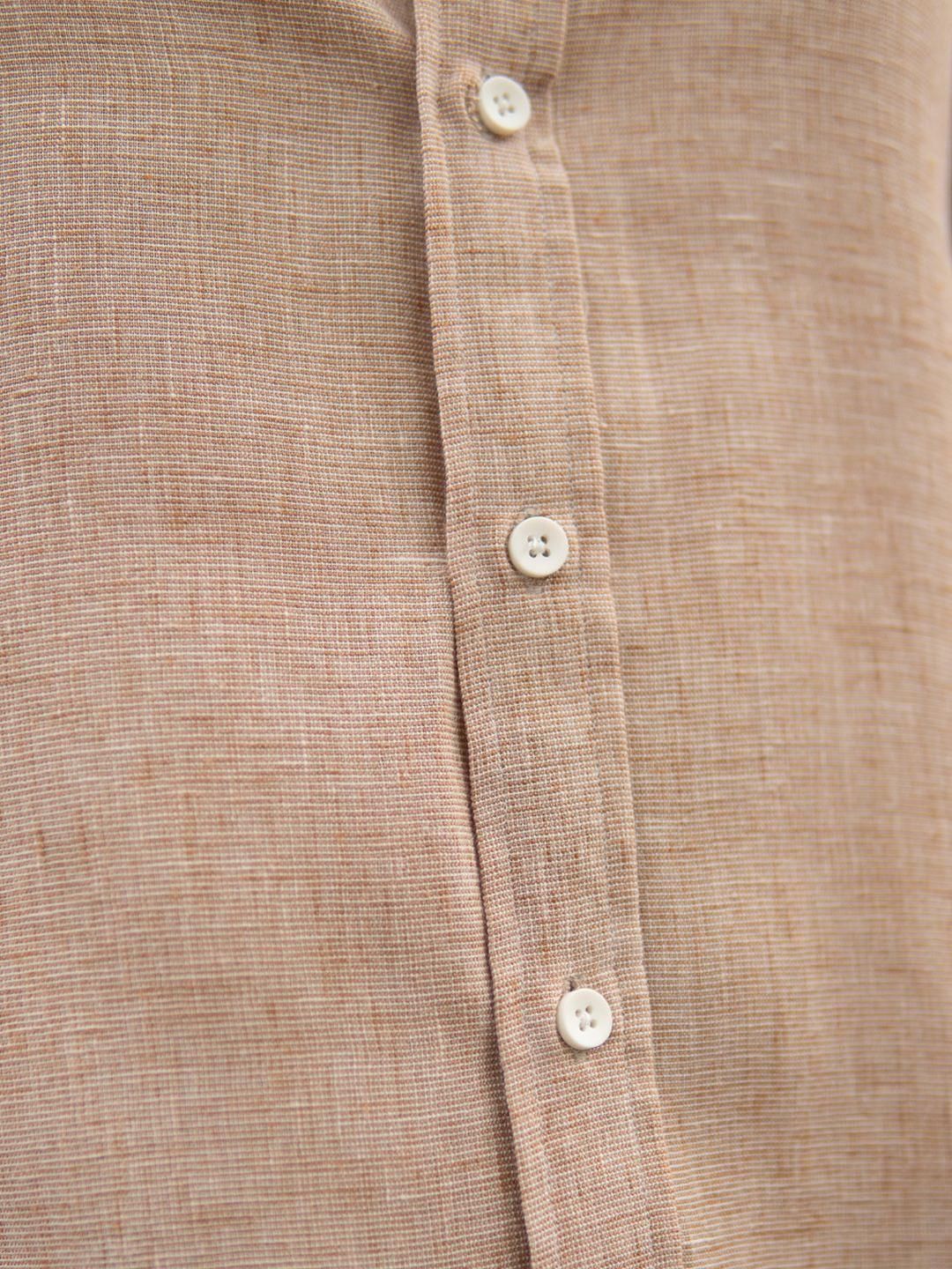 Powerlook Men Slim Fit Solid Spread Collar Casual Shirt