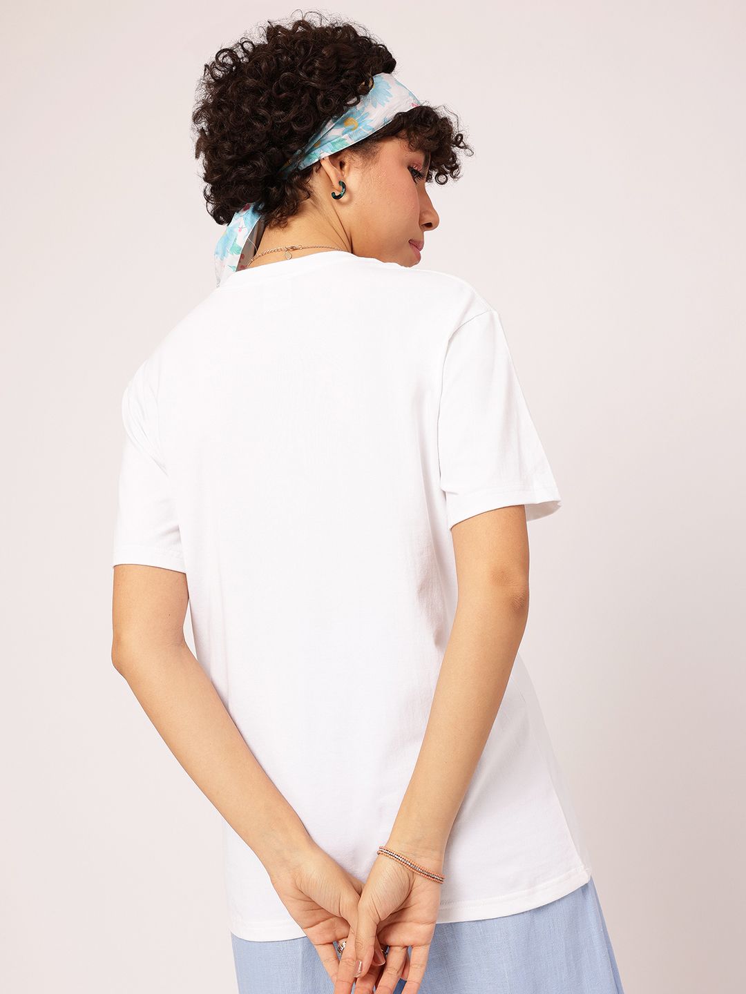 DressBerry Doll-Like Darling Printed Relaxed Fit T-shirt