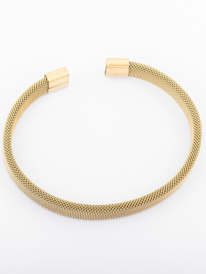 VOGUE PANASH Wanita Brass Gold-plated Bangle-Style Bracelet