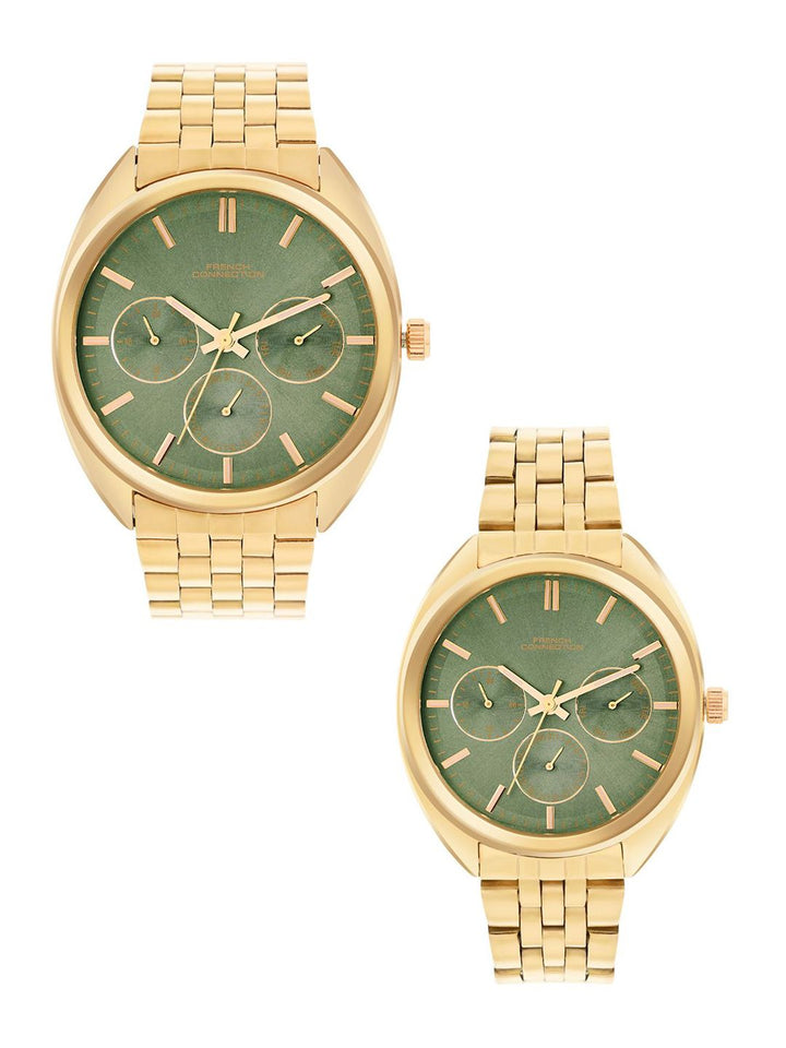 Sambungan Perancis Sambungan Analog Multi Function Watches FCN0113GM