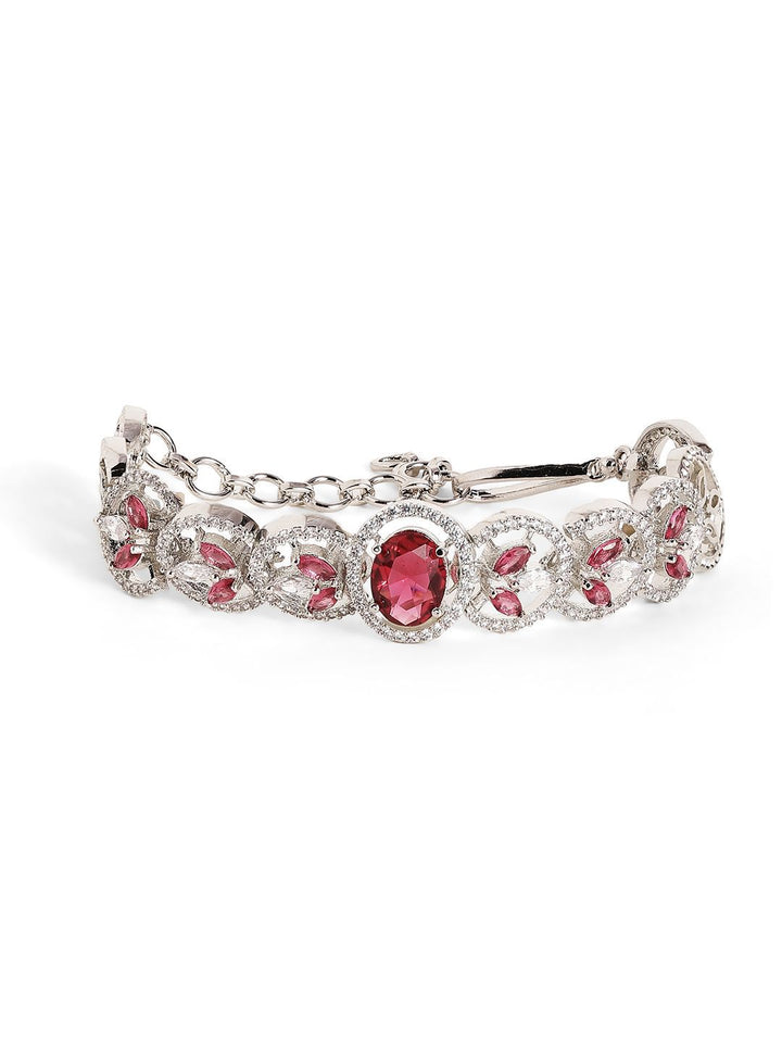 Gelang Wraparound Wraparound Priyaasi Silver American Diamond Diamond