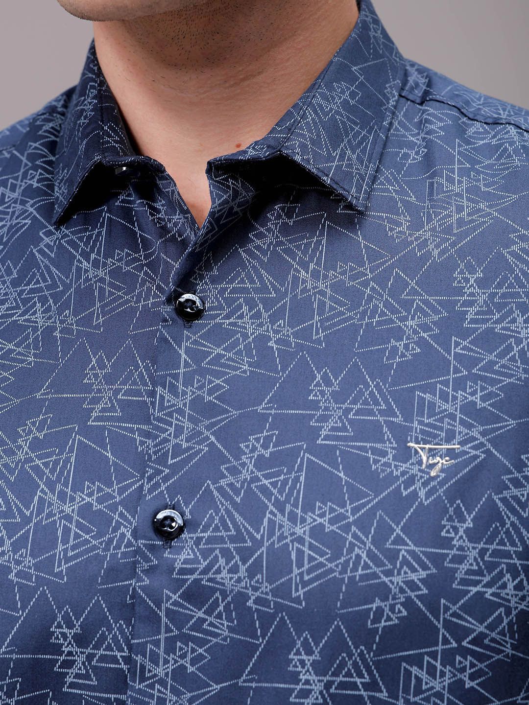 The Indian Garage Co Men Slim Fit Opaque Printed Casual Shirt