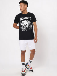 Bewakoof Men Graphic Printed Round Neck Pure Cotton T-shirt