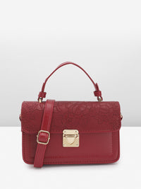 DressBerry Textured Structured Satchel