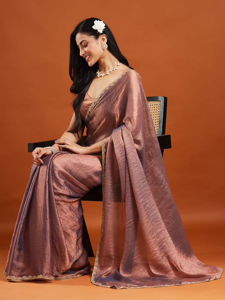 kasee Saree Manik dan Batu Berhias