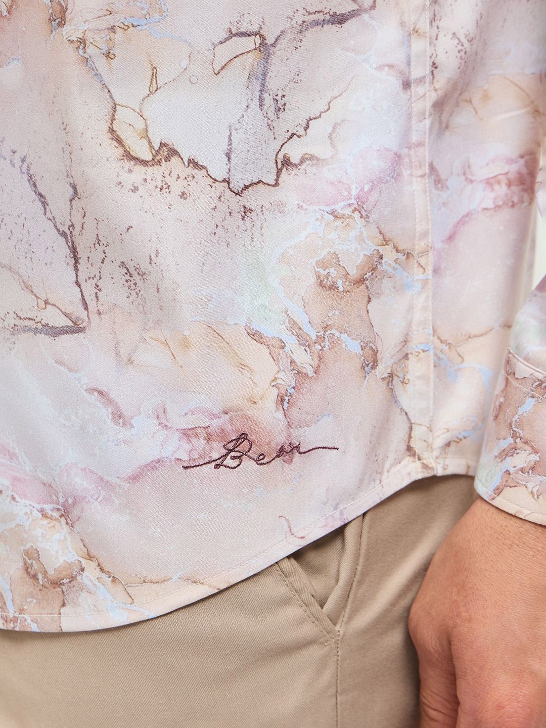 THE BEAR HOUSE Men Tailored Fit Opaque Printed Formal Shirt