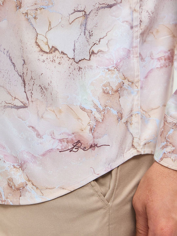 THE BEAR HOUSE Men Tailored Fit Opaque Printed Formal Shirt