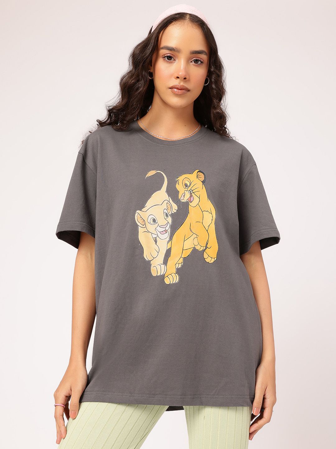 DressBerry Graphic Groove Printed T-shirt