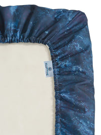 KLOTTHE Biru Abstrak Bercetak 400 TC Cadar King Superfine