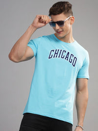 ADRO Men Typography Printed Raw Edge T-shirt