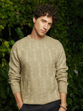 Campus Sutra Men Round Neck Pullover Sweaters
