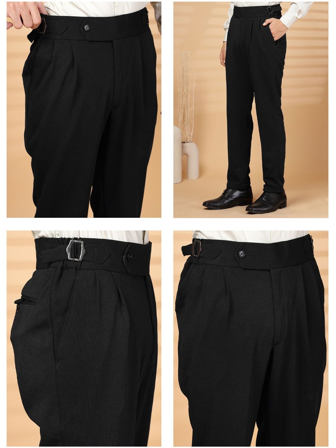 Seluar Formal Formal Lycra Lelaki KLOTTHE Hitam