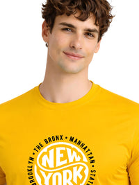 ADRO Men Typography Printed T-shirt