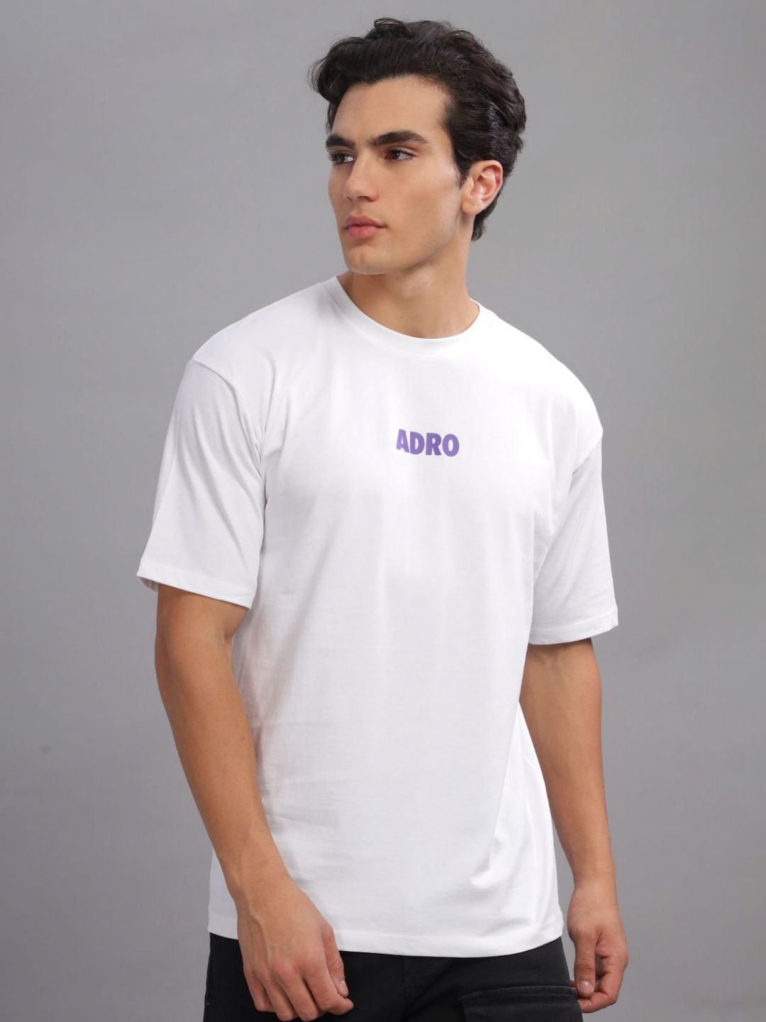 ADRO Men Graphic Printed Round Neck Cotton T-shirt