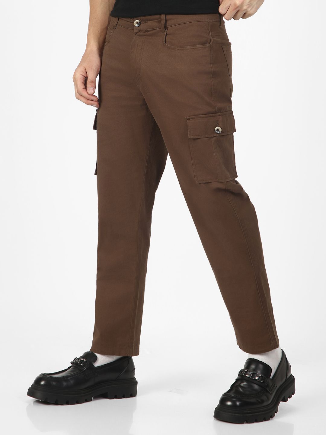 Urbano Fashion Men Regular Fit Stretchable Cargo Trouser