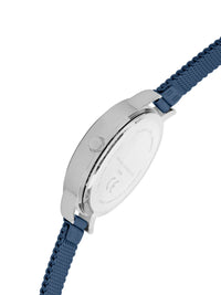 French Connection Women Embellished Dial & Stainless Steel Bracelet Style Straps Analogue Watch FCB8UM