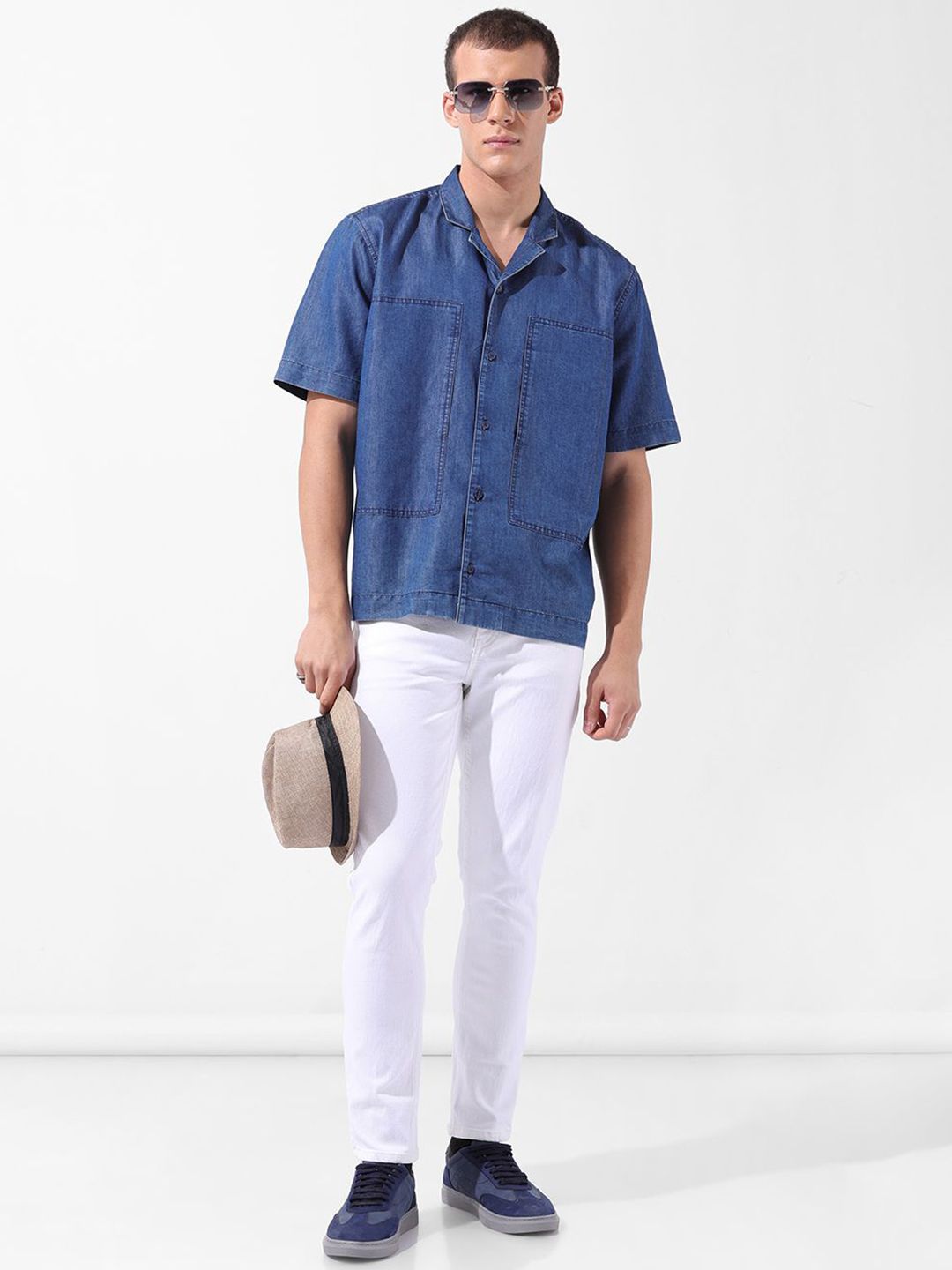 The Indian Garage Co Men Slim Fit Mid-Rise Stretchable Jeans